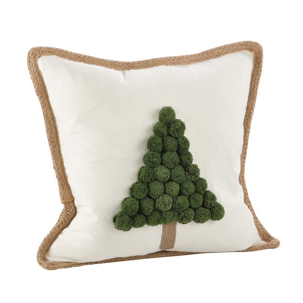 4342 Ricamato Collection Down Filled Pillow, 18", Ivory